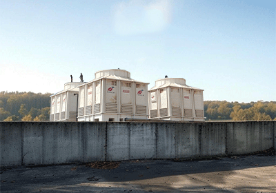  اهمیت تهویه مناسب در کنار برج‌های خنک‌کننده و فاصله استاندارد از دیوار و سطح زمین